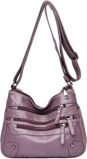 Soft Hobo Bags for Women Purses and Handbags Shoulder Satchel Bag Blue