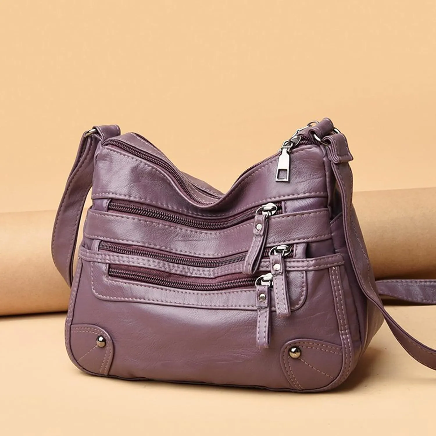 Soft Hobo Bags for Women Purses and Handbags Shoulder Satchel Bag Blue