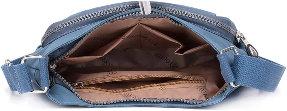 Soft PU Leather Shoulder Bag Handbag Bag Shoulder Shopping Nylon Daily Elegant Women Messenger Bags
