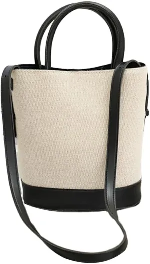Stylish and Japanese PU Bucket Bag Shoulder Bags