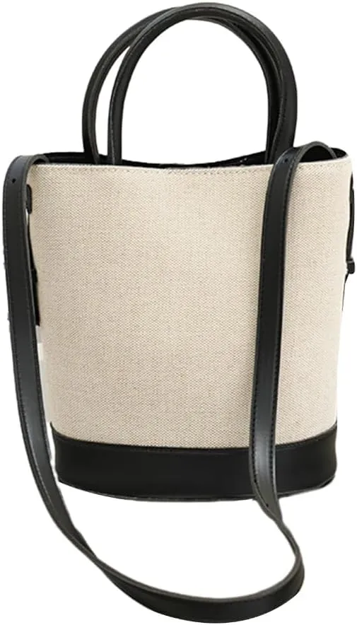 Stylish and Japanese PU Bucket Bag Shoulder Bags