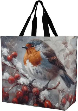 Teal Gray Rose Beach Bag Reusable Tote Bag Foldable Grocery Bags Women Shopping Bags for Daily Essentials