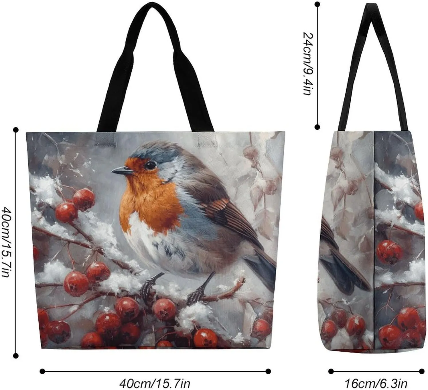 Teal Gray Rose Beach Bag Reusable Tote Bag Foldable Grocery Bags Women Shopping Bags for Daily Essentials
