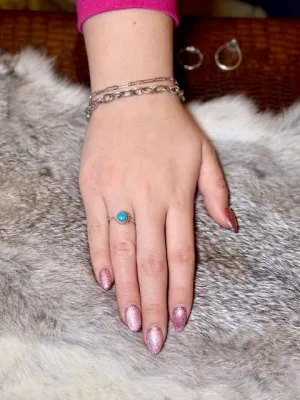 The Rope Turquoise & Sterling Silver Ring