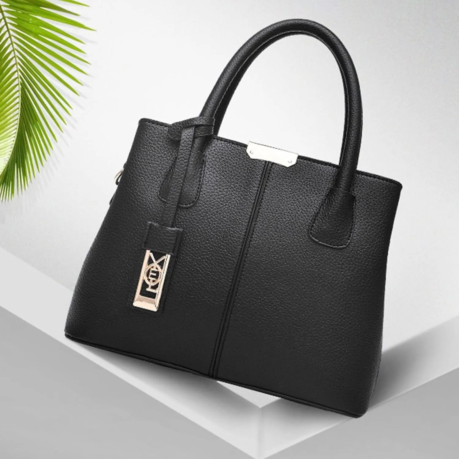Tote Bag For Women 4 Packet Solid Color Leather Handbags Shoulder Bags Crossbody Hobo Work Bags Travel
