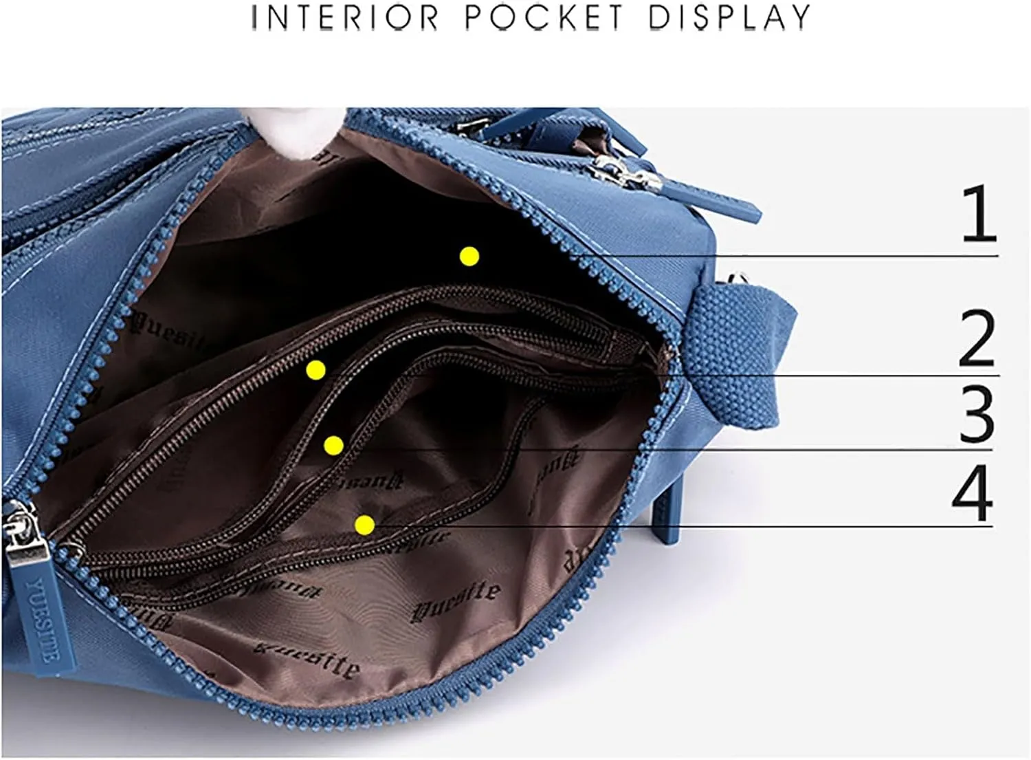 Tote Bag For Women Pocket Casual Crossbody Bag Shoulder Messenger Bag Handbag For Daily Use Shopping Travel Essential Z