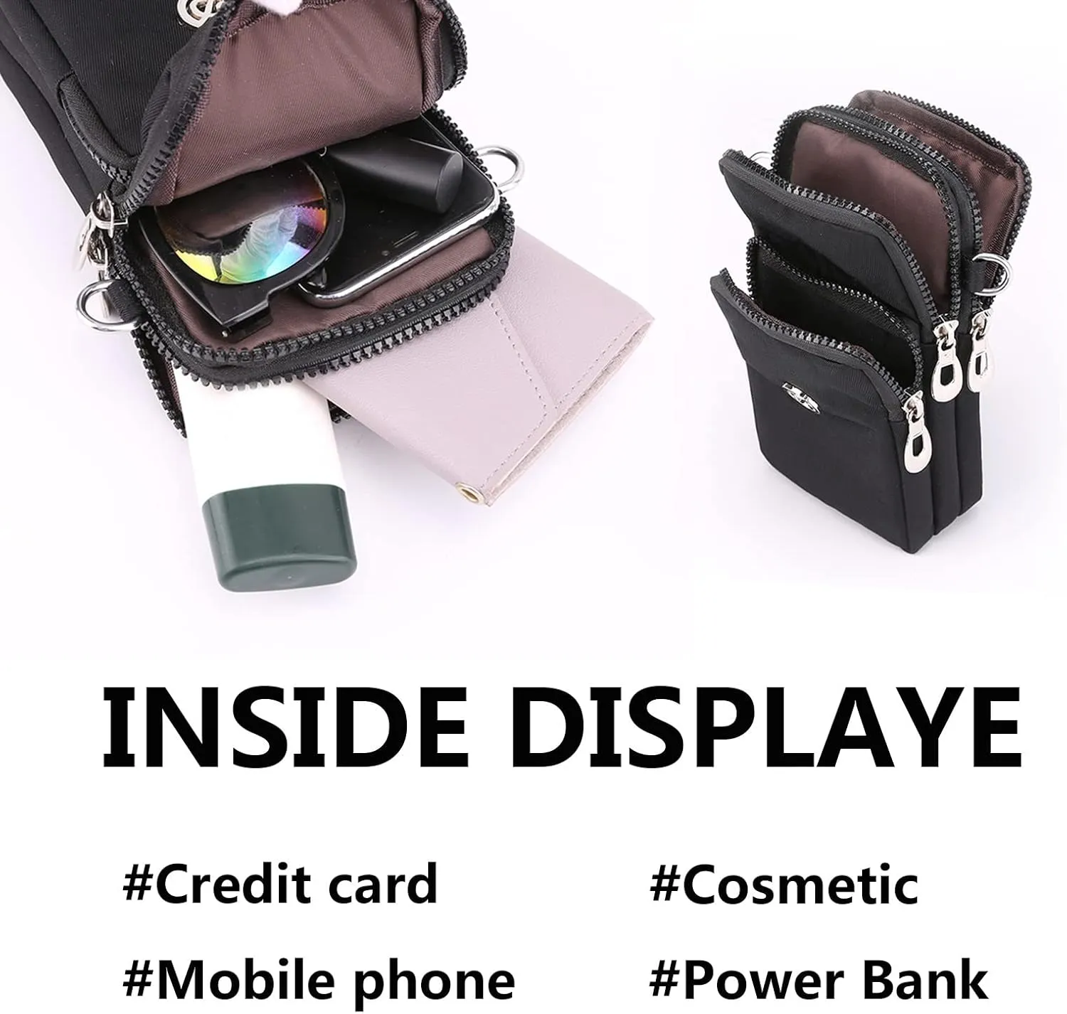 Tote Bag For Women Shoulder With Credit Cell Phone Messenger Wallet Handbag Slots Mini Purse Small Crossbody Card Bags Y