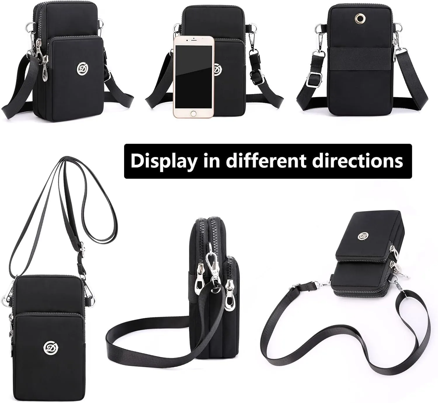 Tote Bag For Women Shoulder With Credit Cell Phone Messenger Wallet Handbag Slots Mini Purse Small Crossbody Card Bags Y