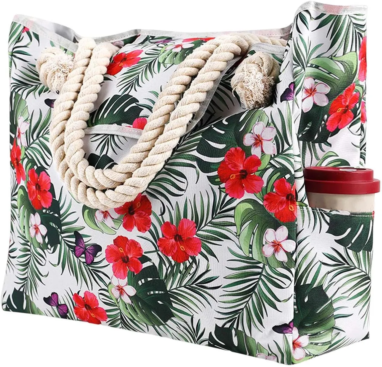 Tote Bag for Women Women's Foreign Trade Multifunctional Single Shoulder Canvas Shopping Bag Leisure Vacation