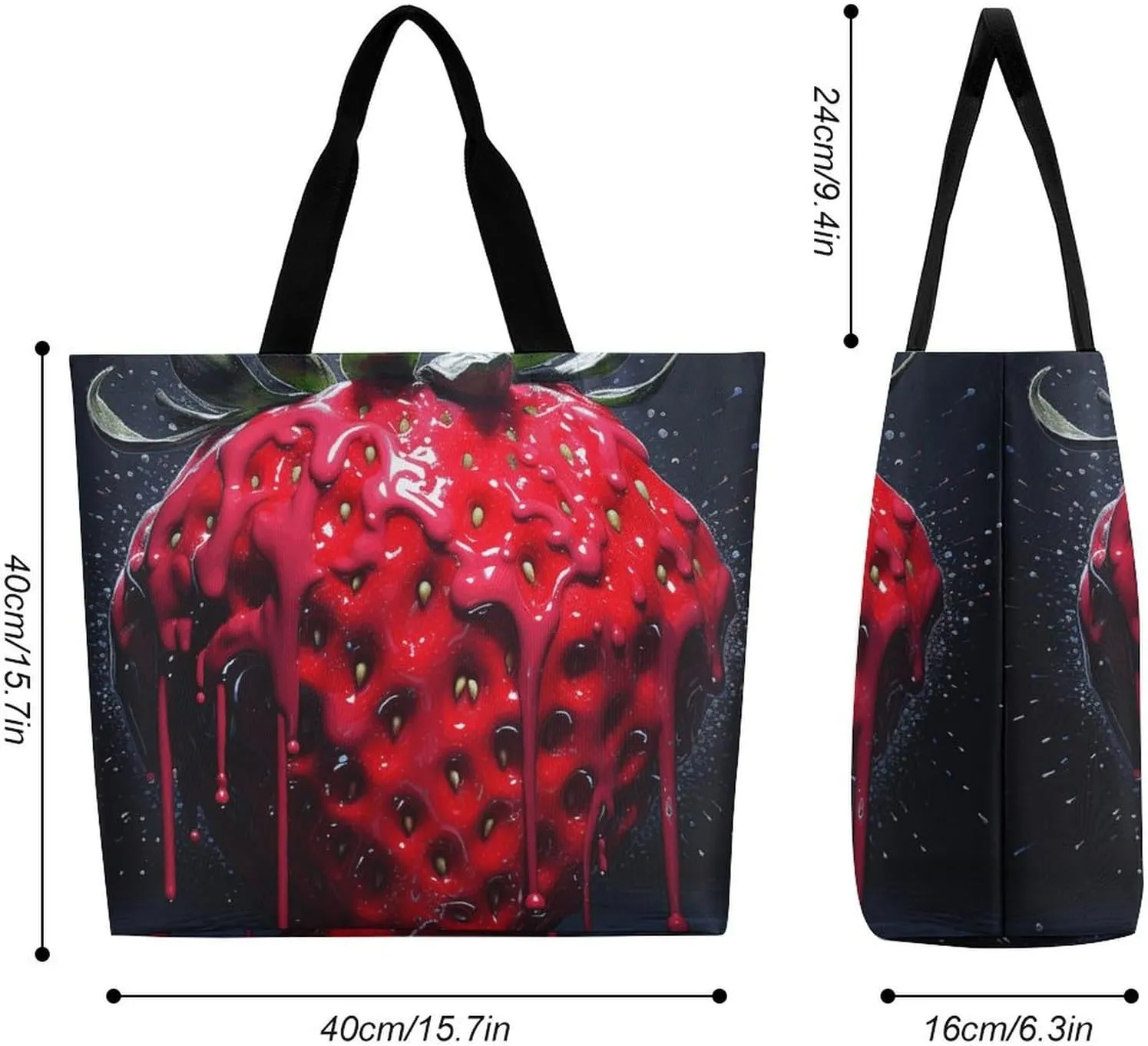 Usa Flag Beach Bag Reusable Tote Bag Foldable Grocery Bags Women Shopping Bags for Daily Essentials
