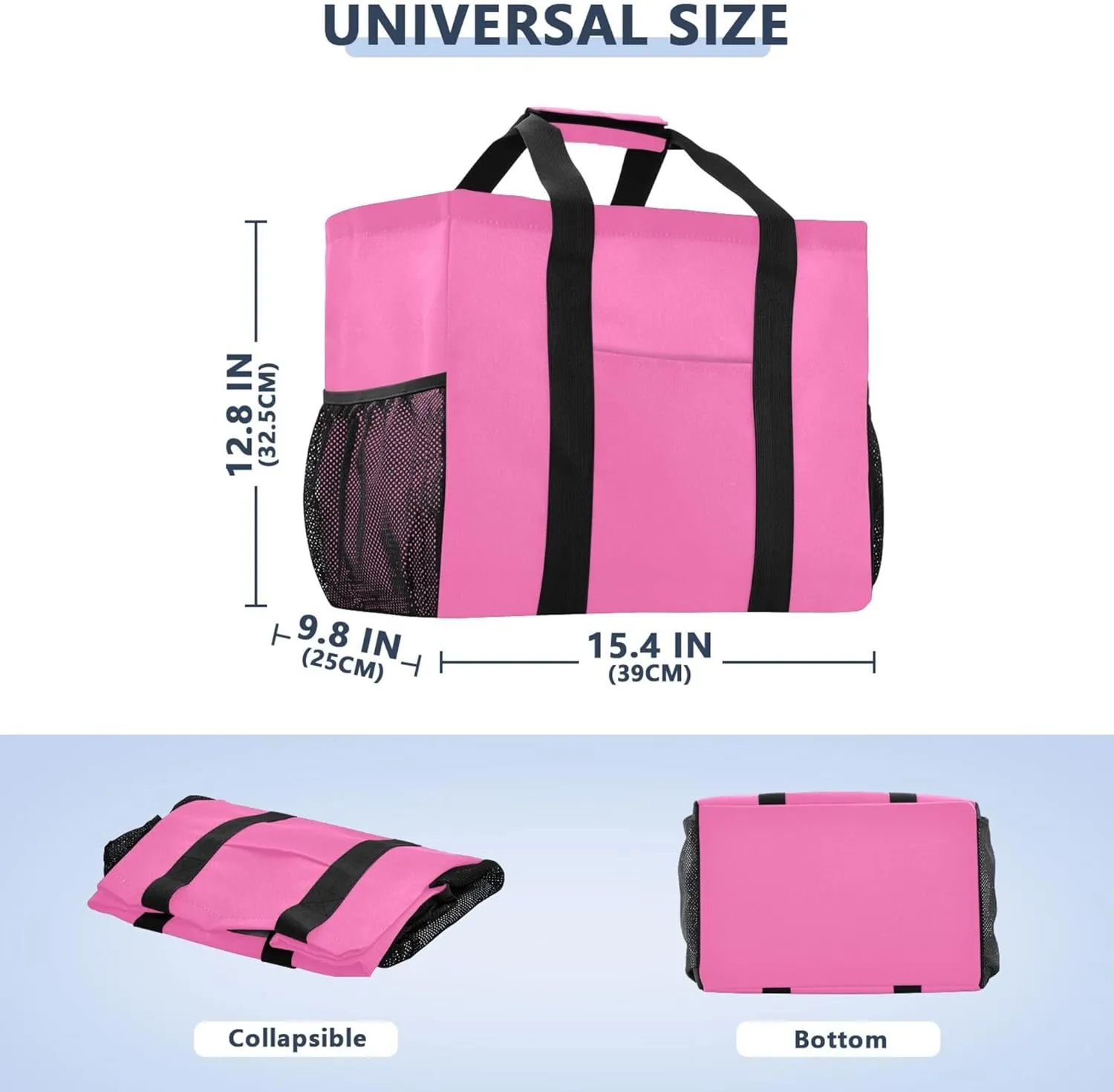 Utility Bags And Totes Collapsable Beach Tote Sandproof with Handles Laundry Bag Tote