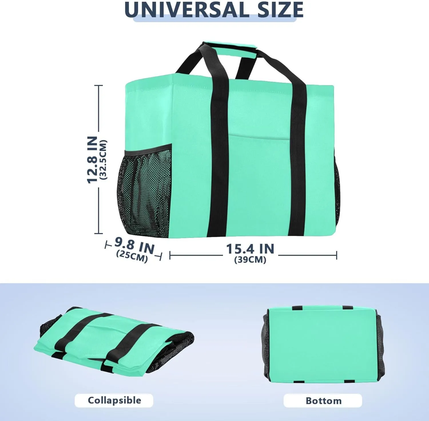 Utility Bags And Totes Foldable Large Beach Bag With Compartments with Handles Car Tote
