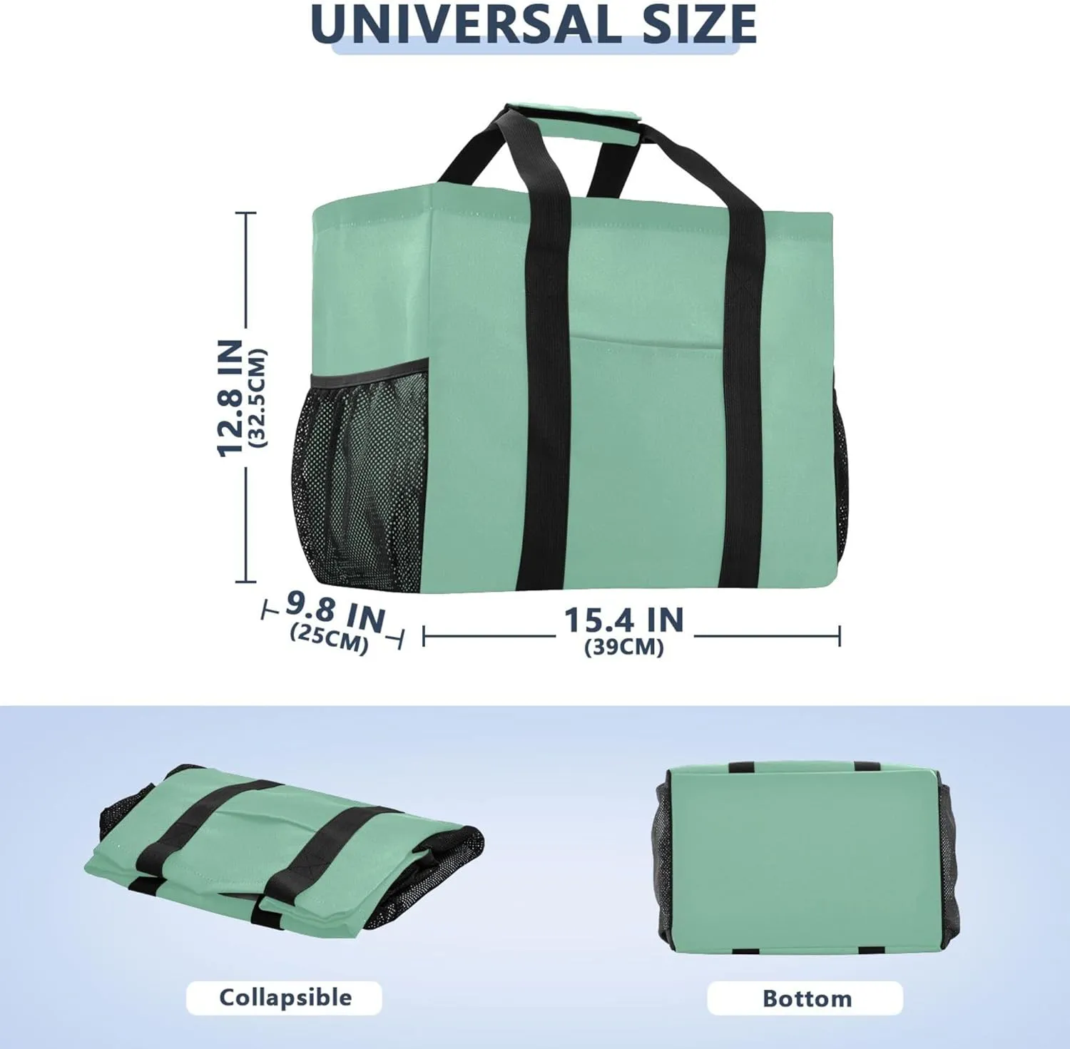 Utility Bags And Totes Foldable Large Beach Bag With Compartments with Handles Car Tote