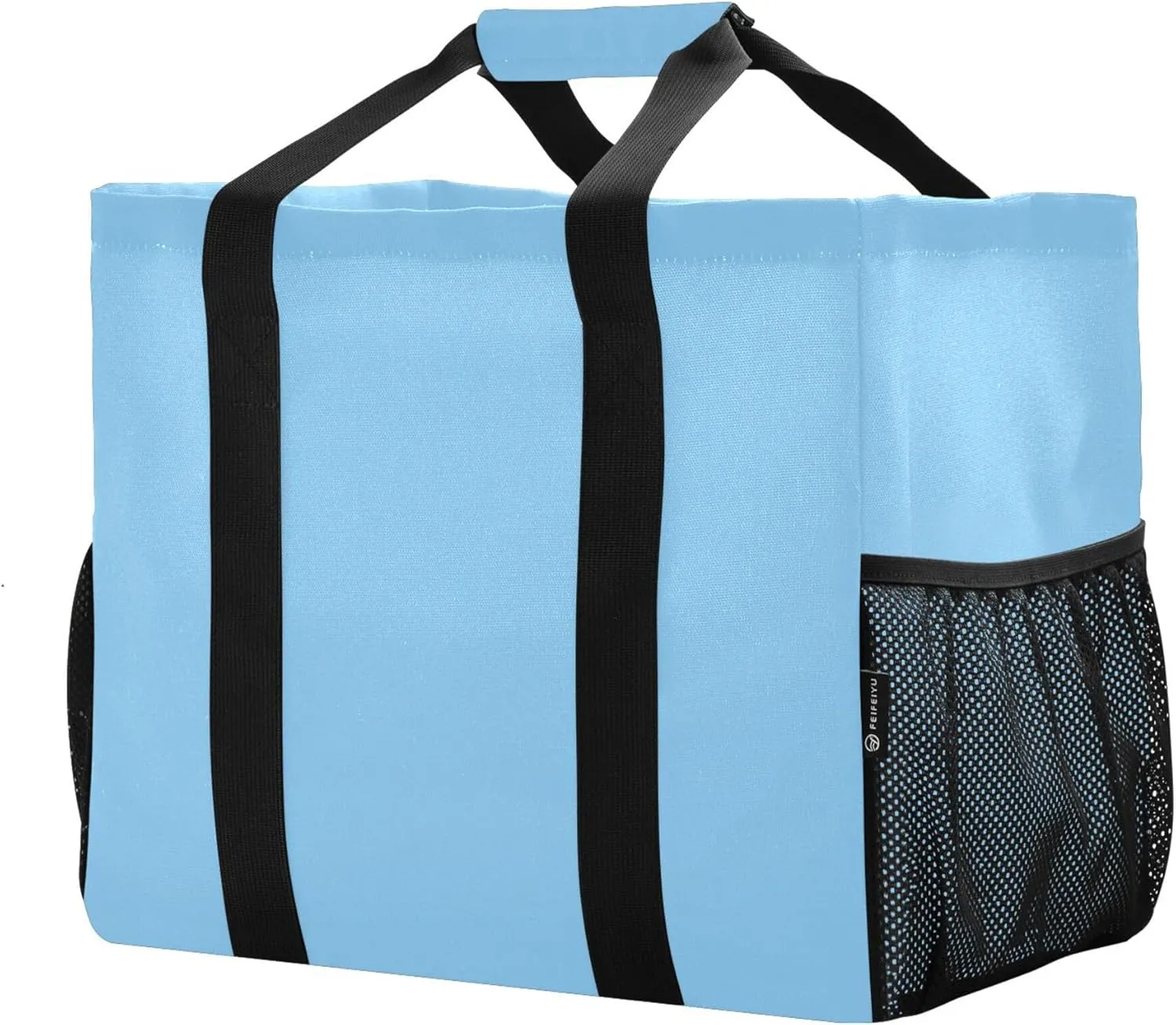 Utility Tote Bag Collapsable Beach Bag Waterproof Canvas Carrying Bag