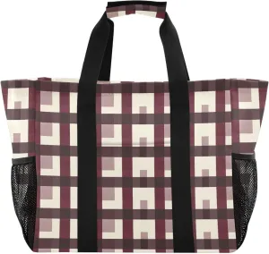 Utility Tote Bag For Women Collapsable Beach Bag With Compartments with Handles Laundry Tote Bag
