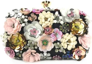 Vintage Women Flower Clutch Purse Evening Bags and Clutches Bridal Wedding Party Handbags