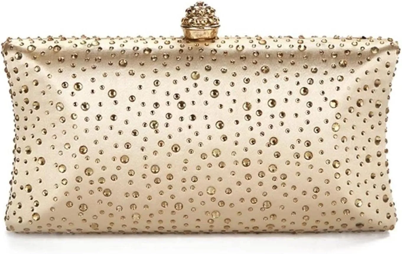Wallets, Clutch Purses for Women Wedding, Women's Clutches Evening Handbags, Cosmetic Bags (Color : Gold)