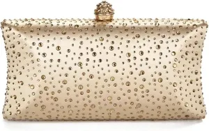 Wallets, Clutch Purses for Women Wedding, Women's Clutches Evening Handbags, Cosmetic Bags (Color : Gold)