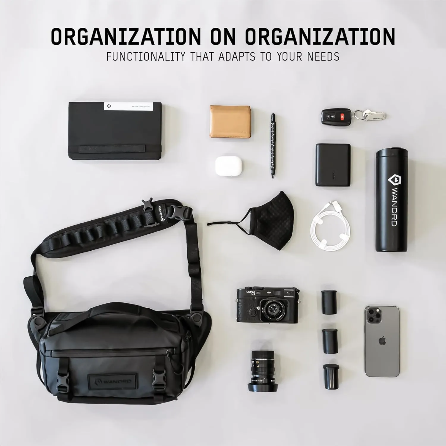 WANDRD ROGUE 6L Sling: Compact Camera Sling and Crossbody Bag with Fast Access, 3-Way Carry Lightweight Everyday Bag Great for Travel, Photography, and Daily Use