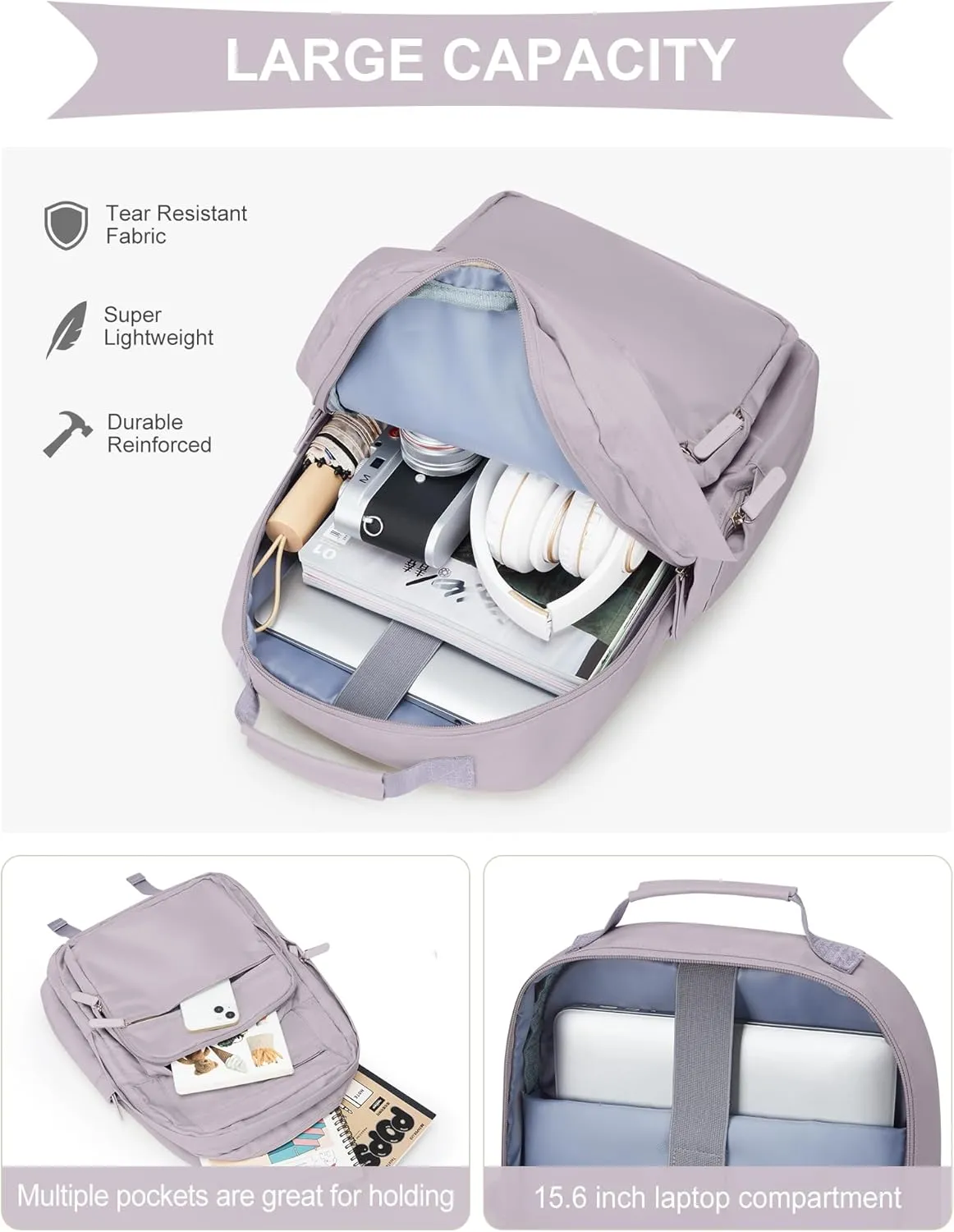 wepadre Backpack For School Women Men School Bag Aesthetic Backpack For College School Backpacks For Teen Girls High School Backpacks With Laptop Compartment Bookbags Bagpack Pink
