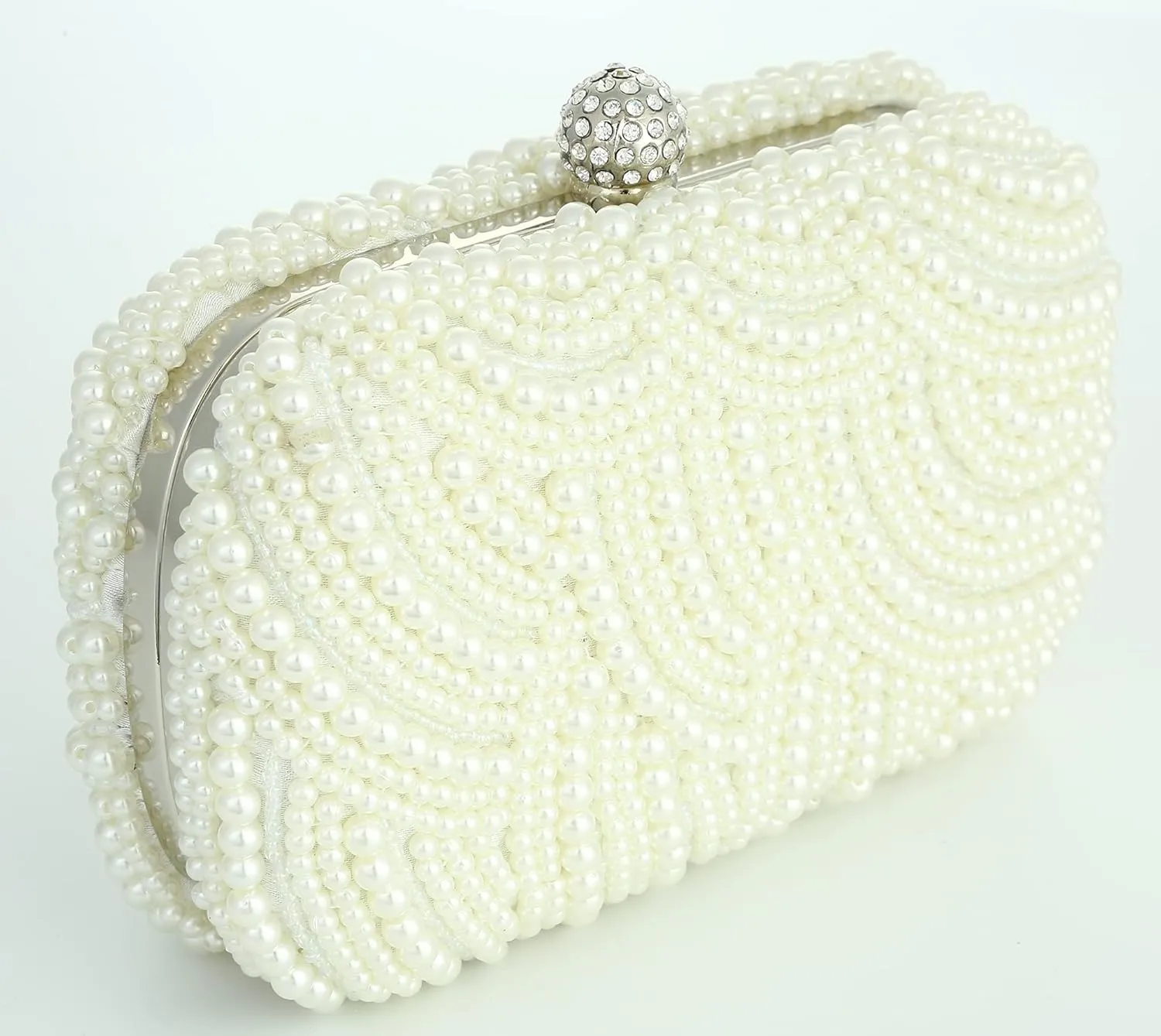 WERJO&FOUSA Women Clutches Purses for Wedding Envelope Beaded Purses Prom Wedding Evening Purses