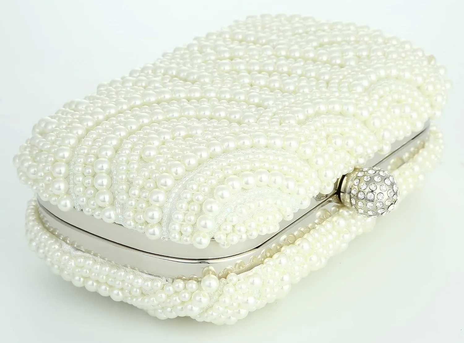 WERJO&FOUSA Women Clutches Purses for Wedding Envelope Beaded Purses Prom Wedding Evening Purses