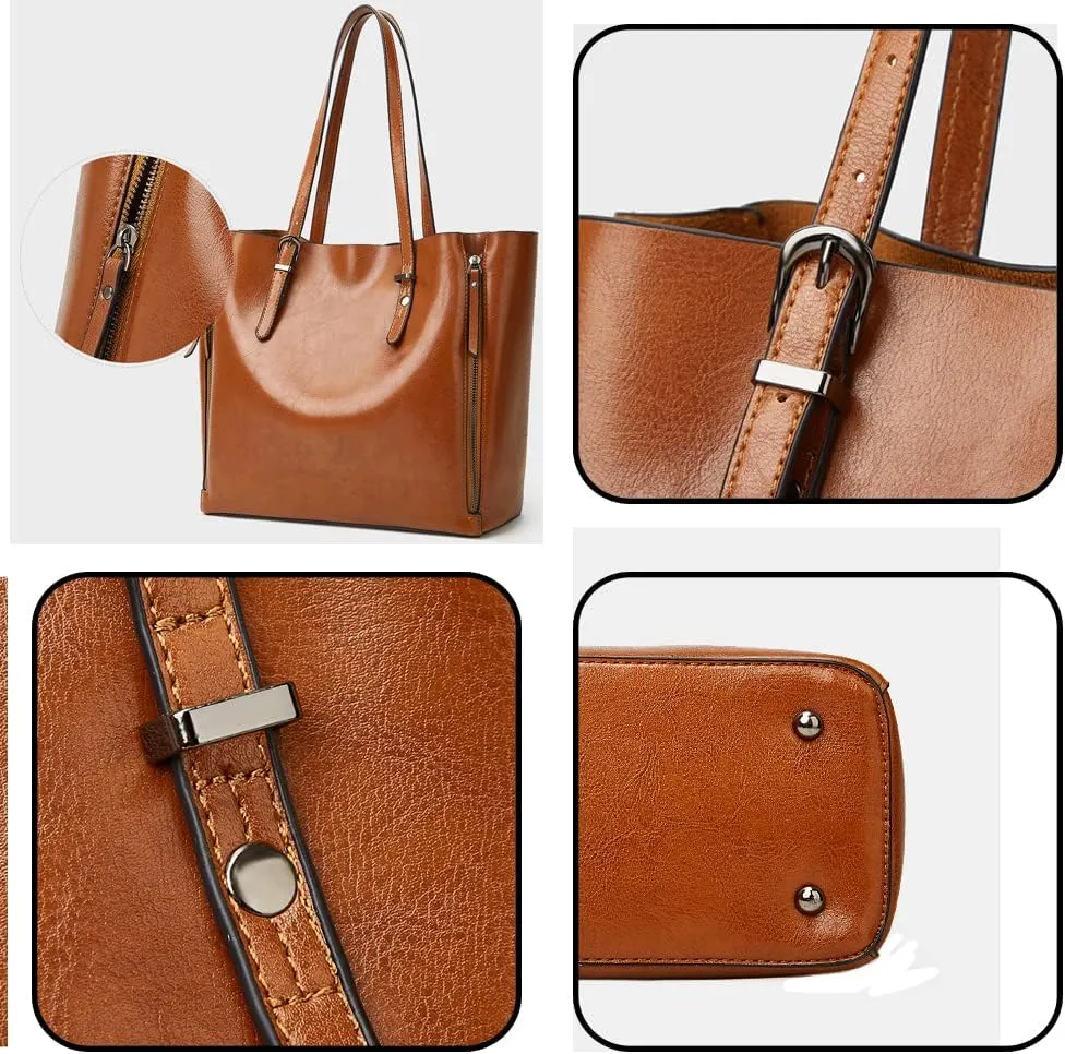 Women's Bags Fashion Tote Bags PU Leather Handbags Shoulder Bags Large Capacity Handbags