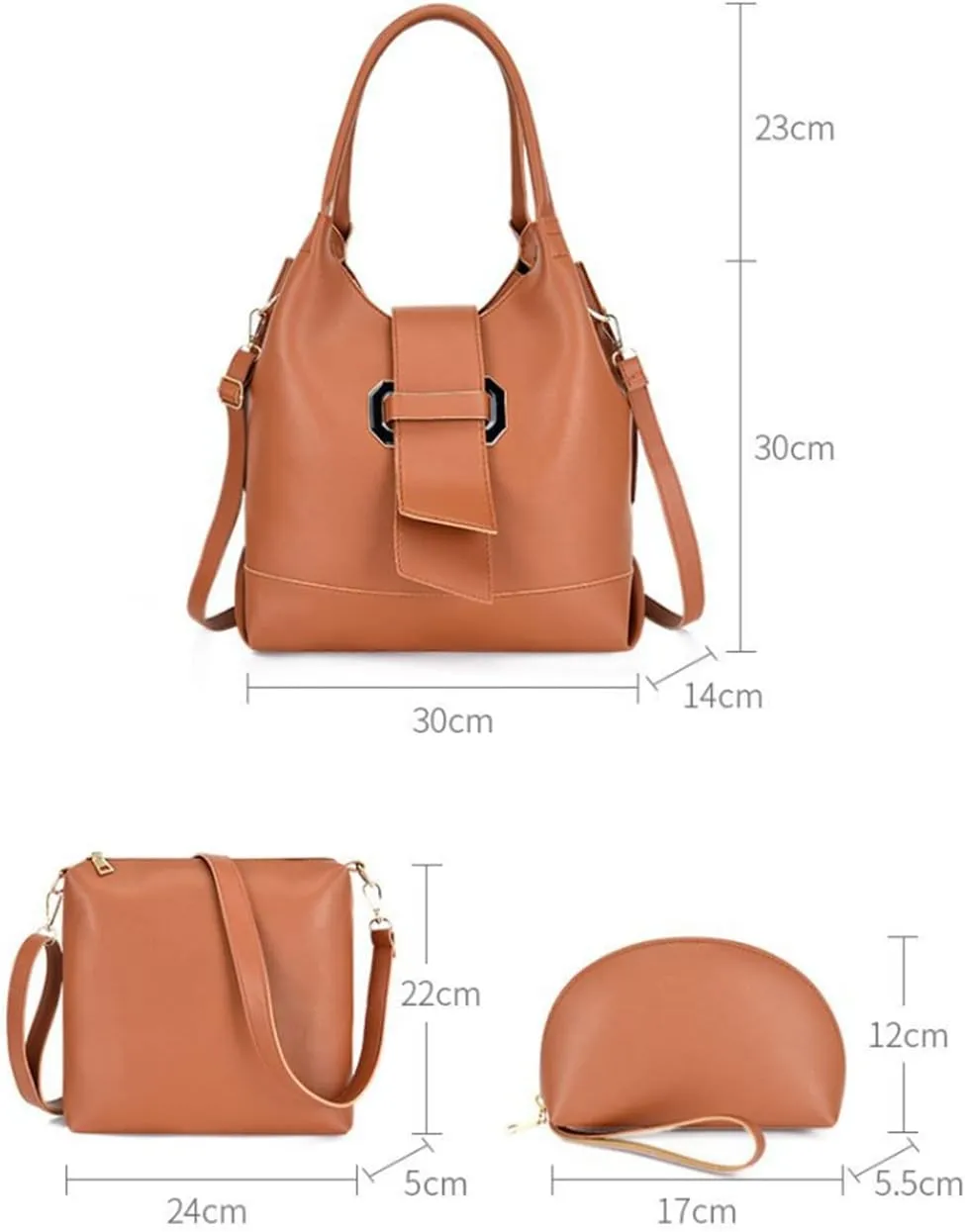 Women's Bucket bag Fashion Shoulder Bags Messenger Bag Purse Handbag