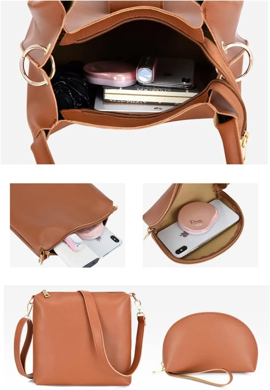 Women's Bucket bag Fashion Shoulder Bags Messenger Bag Purse Handbag