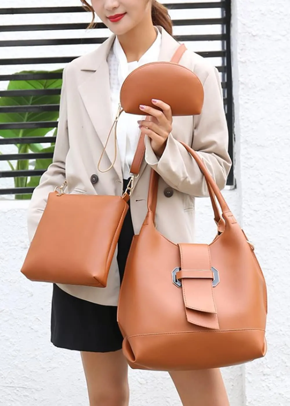 Women's Bucket bag Fashion Shoulder Bags Messenger Bag Purse Handbag