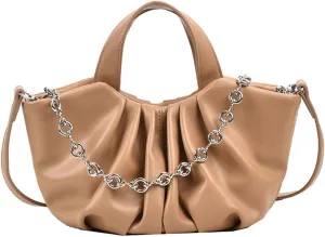 Womens Bucket Tote Bags Leather Shoulder Bag for Women Bucket Crossbody Bag Handbag Purse Totes