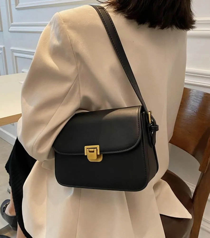 Women's Crossbody Bag PU Leather Shoulder Bag Hobo Handbag Purse Top Handle Satchels Small Totes