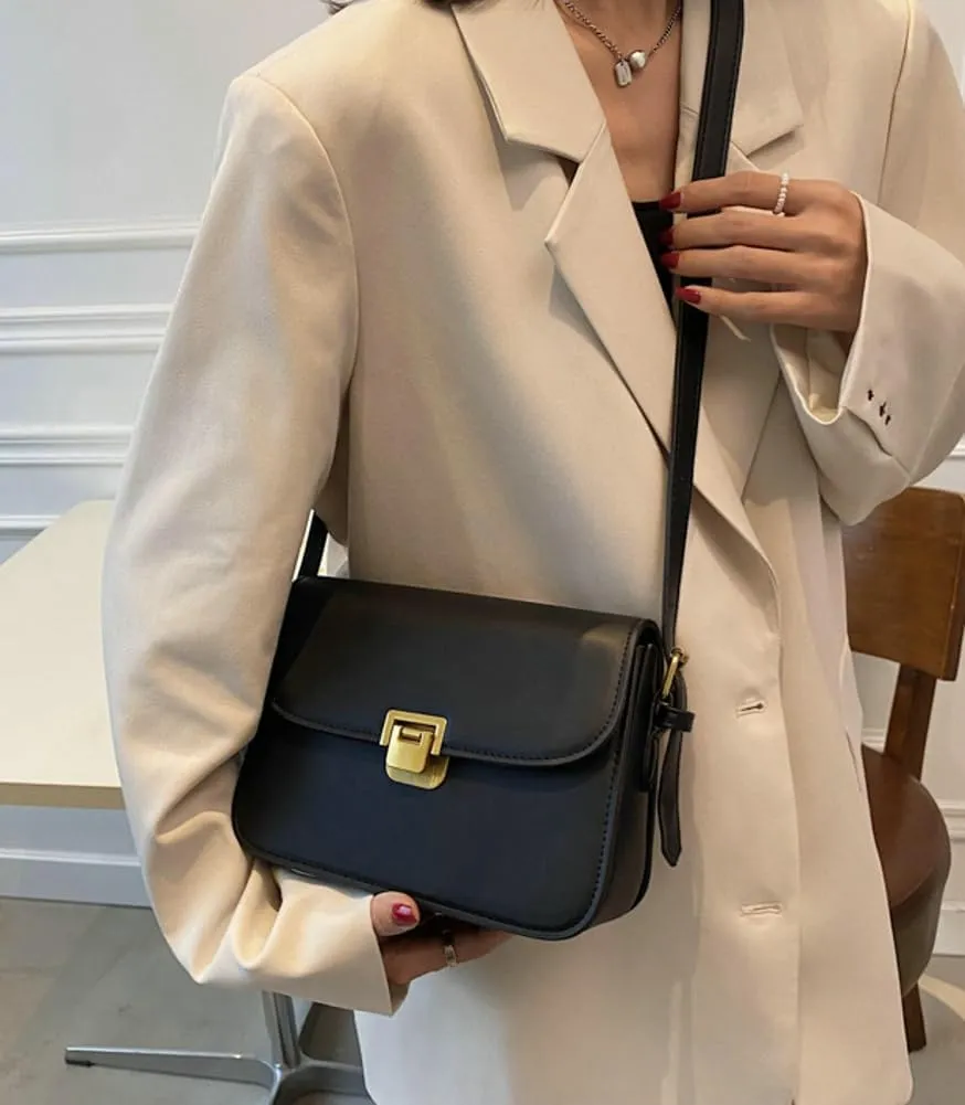 Women's Crossbody Bag PU Leather Shoulder Bag Hobo Handbag Purse Top Handle Satchels Small Totes