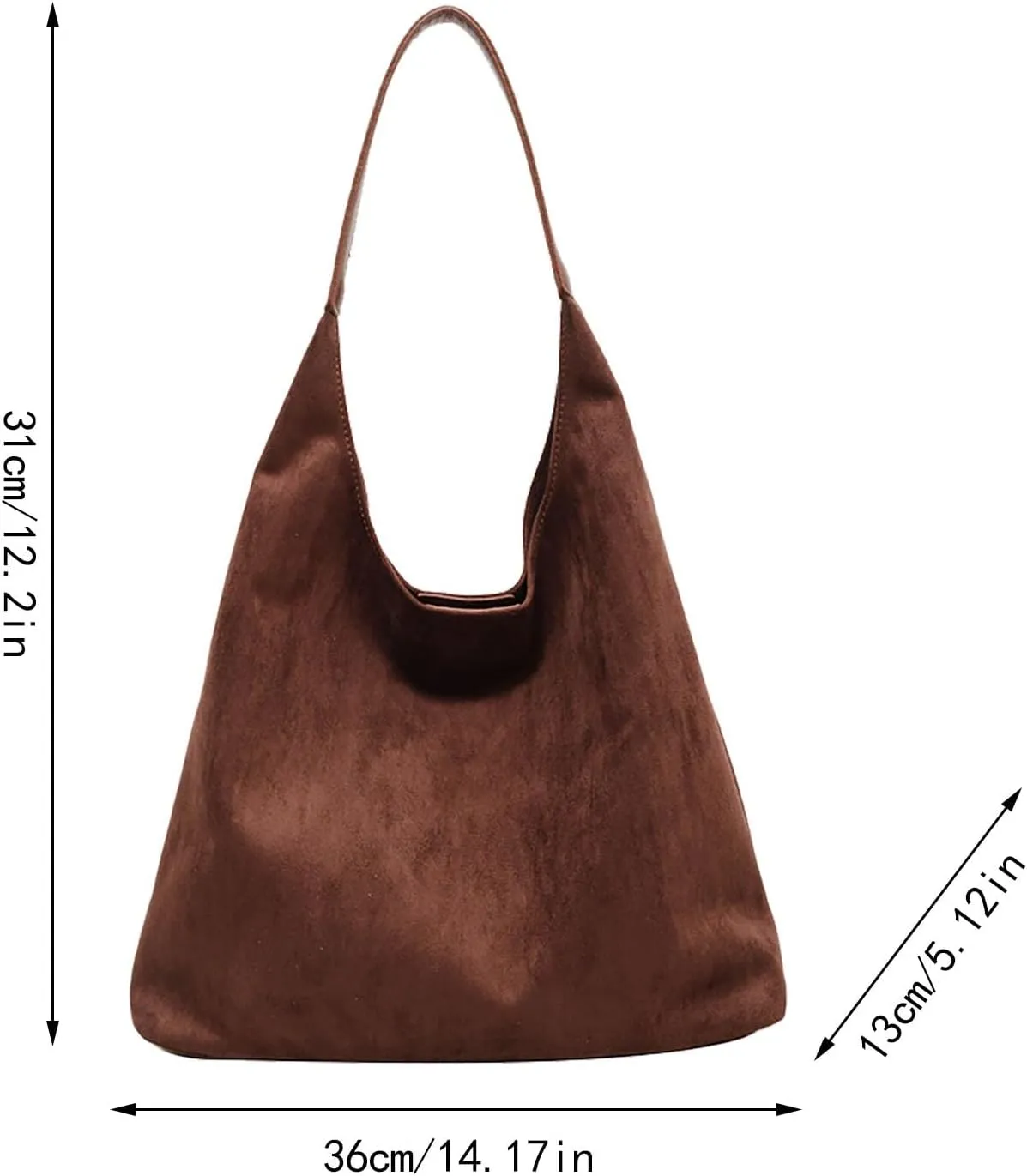 Women's Fashion Handbags Designer Satchel Handbags Top-Handle Purses with Strap Lightweight Daily Work Bag(Coffee)