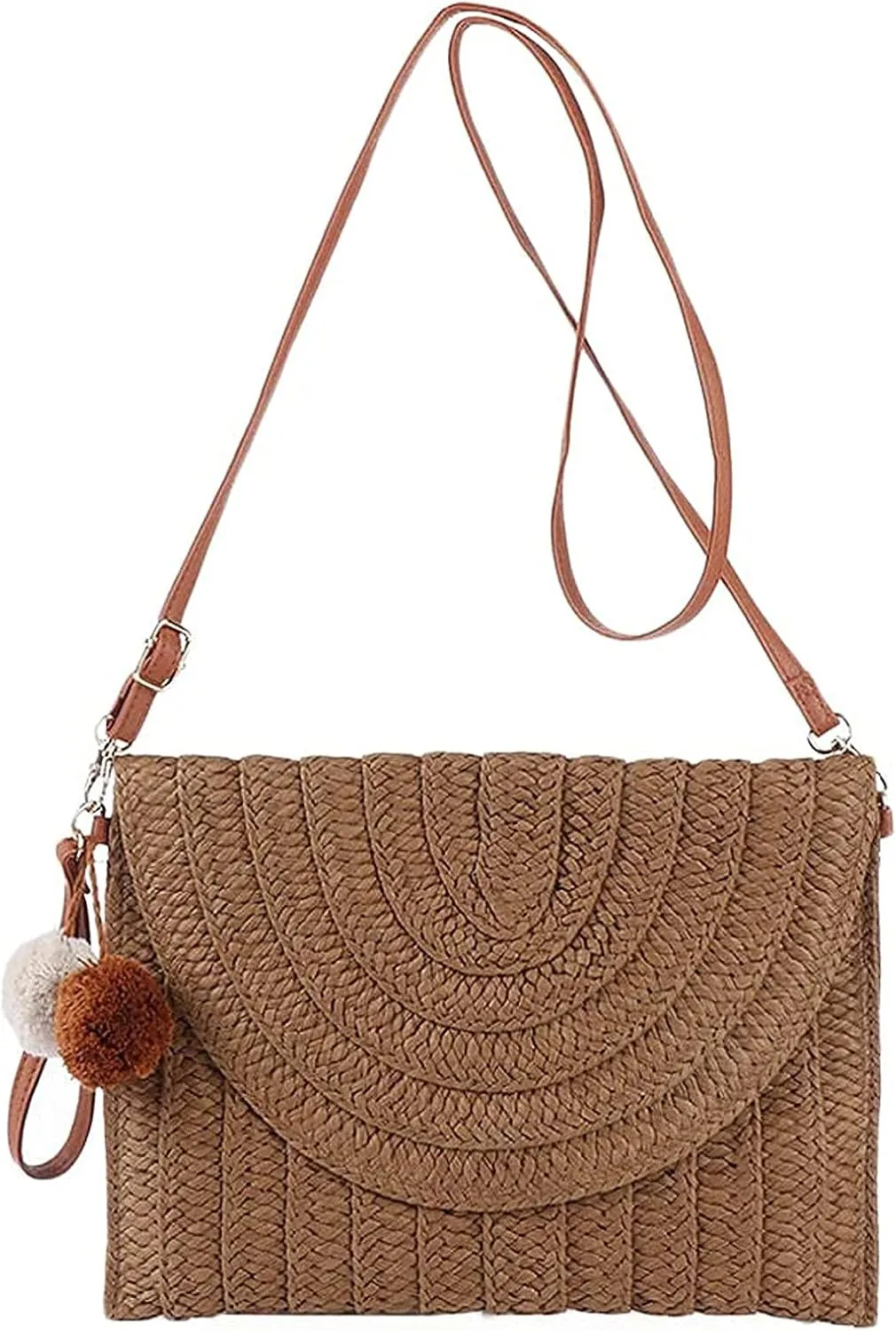 Women's Multi-Pocket Shoulder Bag Fashion Cotton Canvas Handbag Tote Purse Soft Bucket Bag In Denim, B4/deep Blue