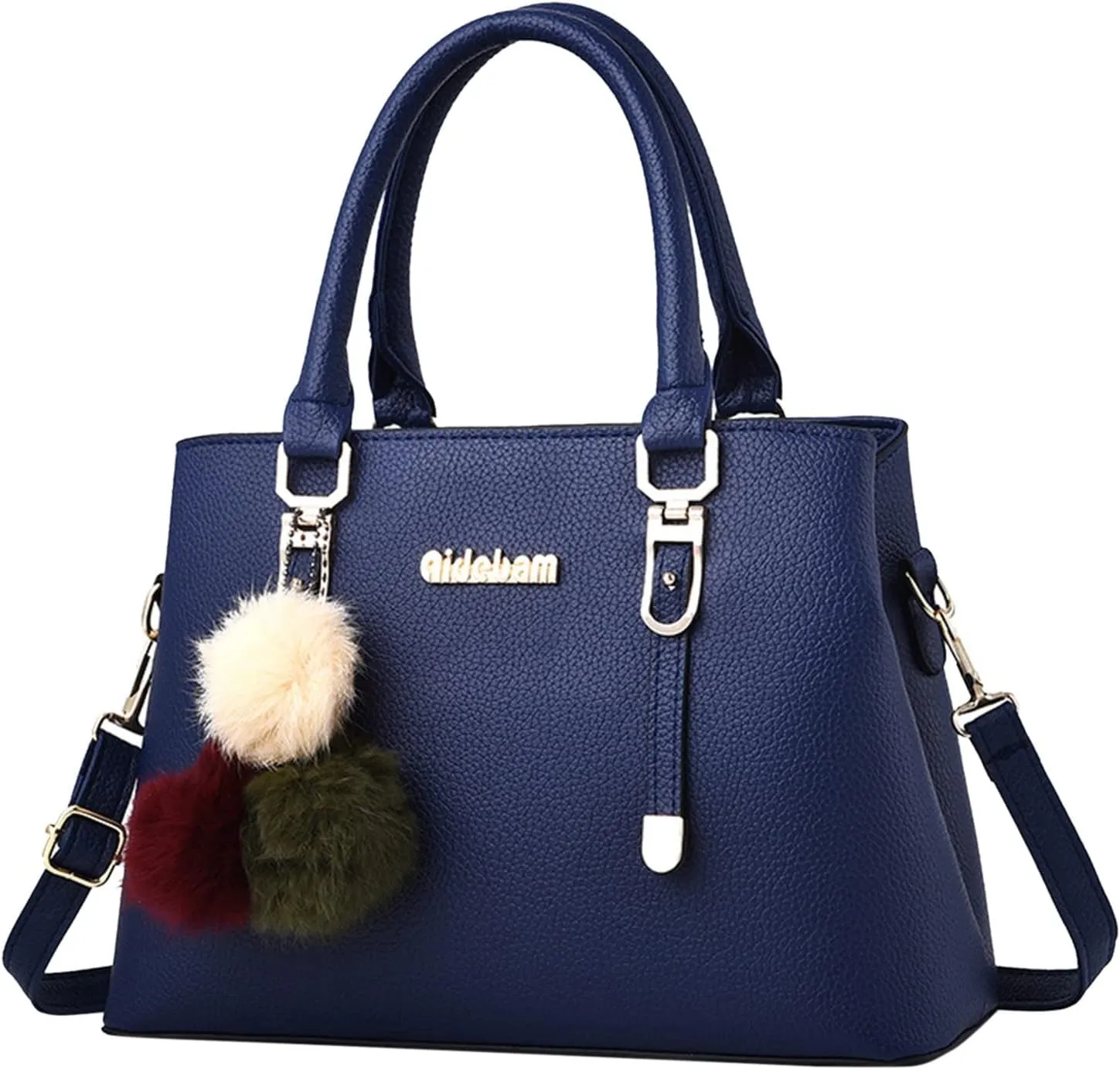 Women's Trendy Tote Bags Western Purse Boho Top Handle Satchel Handbag with Strap Medium Size Purse for Women(Blue)